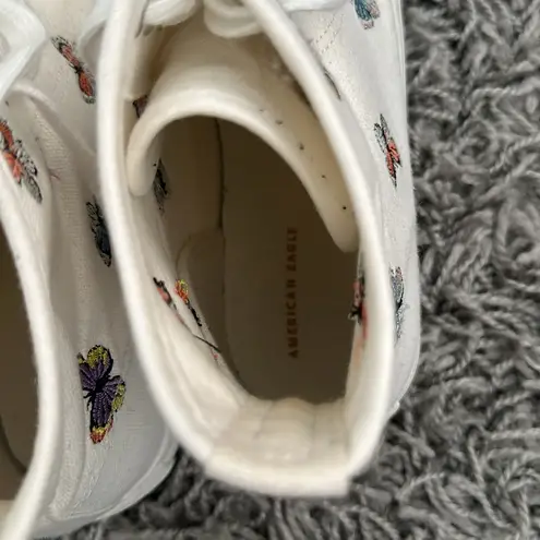 American Eagle AE Butterfly Canvas Platform Sneaker