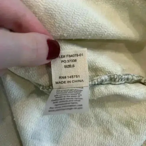 Peach Love  Acid Wash Corduroy Shacket Shirt Jacket Cotton Relaxed Fit Size S