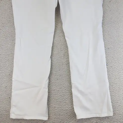 NYDJ Marilyn Straight White Denim Jeans Women's 16P Petite Lift Tuck Technology