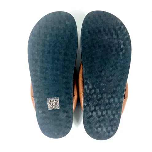 Lafayette 148 New York Bristol Flip Flop Sandals Copper Multi Size 36 EU NEW