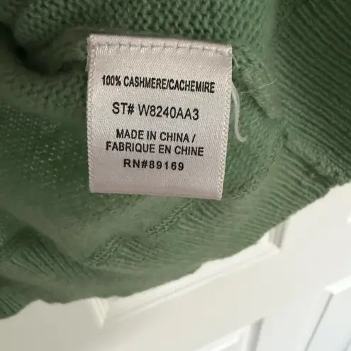 Generra Vintage Women's Cashmere Cardigan Sweater S Green Preppy Quiet Luxury
