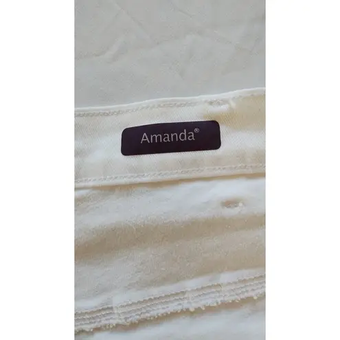 Gloria Vanderbilt NWT  Amanda Slimming Jeans Women Size 24W Short Vintage White