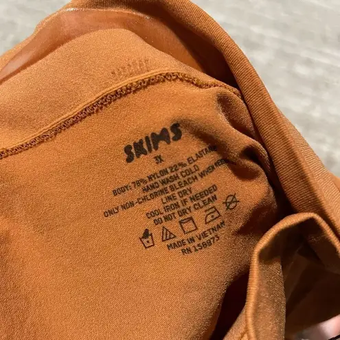 SKIMS Seamless Sculpt Above The Knee Shaping Shorts Bronze 3X NWT