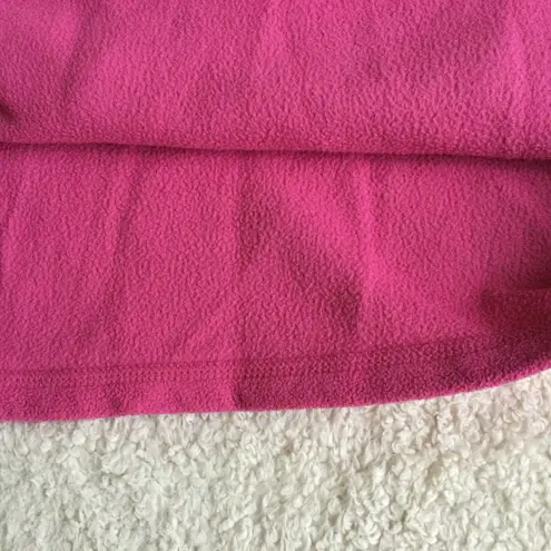 Old Navy Pink Fleece V-neck Y2K Pullover - Sz Medium