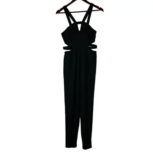 by the way. Size Small Black Andrea Cut Out Jumpsuit in Black w/ mesh REVOLVE