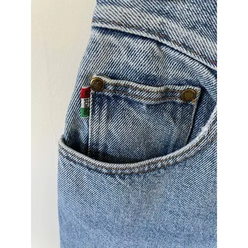 Moschino Vintage High Rise Straight Designer Italy Denim Jeans Blue Size 26