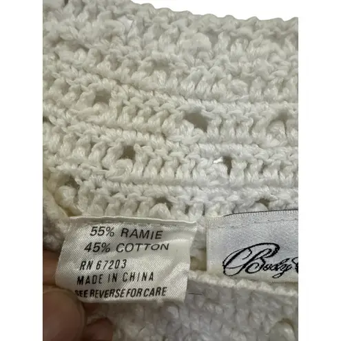 Vintage Body Action Pullover Sweater Crochet Knit XL