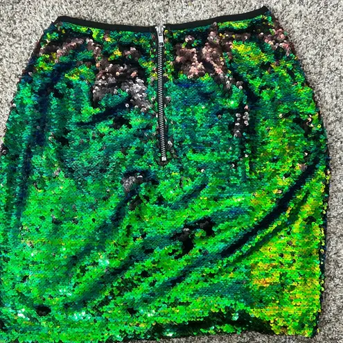 Dance & Marvel high waisted sequin pencil skirt small
