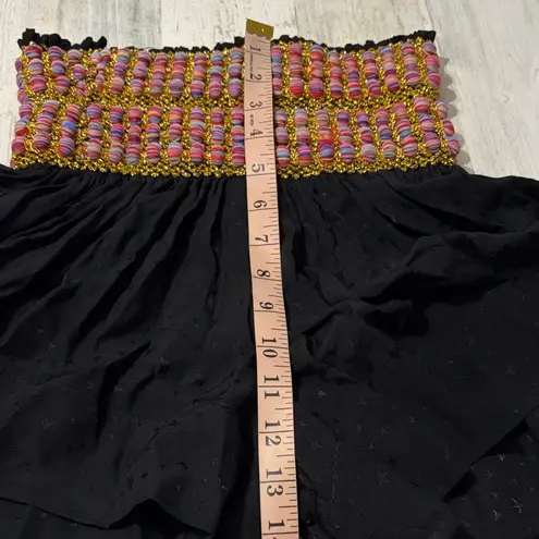 Koch Erica Skirt Shorts With Beaded Fabric Balls Size Small