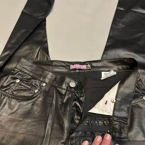 Bubblegum USA Women's Vintage Black Flare Pants Size 3/4 High Waist