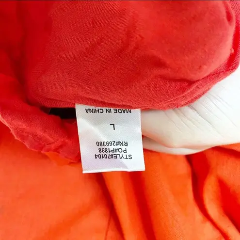 Newbury Kustom Button Front Ruffle Strap Dress Size Large