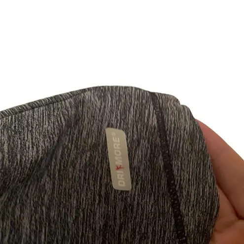 Danskin athletic tank top cross cross straps charcoal gray black medium Black