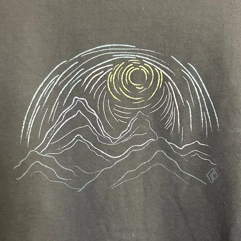Black Diamond Scribble Mountain Dark Blue/Gray Mountain Tee