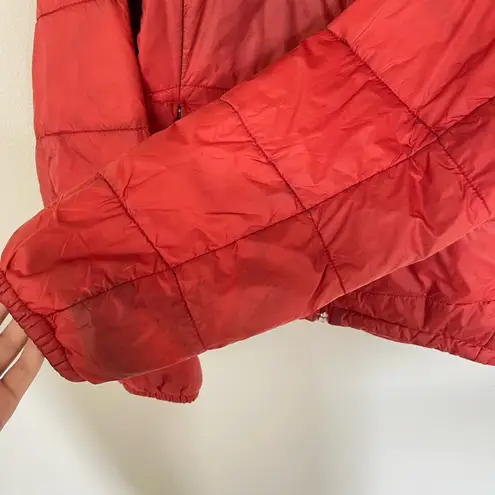 Ibex Wool Aire Red Orange Merino Wool Loft Puffer Jacket