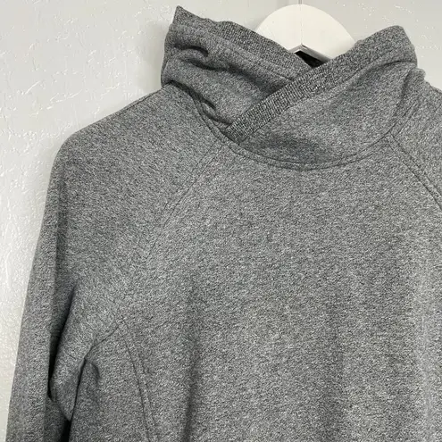 Lululemon  Women 6 Heathered Gray Hoodie Sweatshirt Kangaroo Pocket Thumbholes