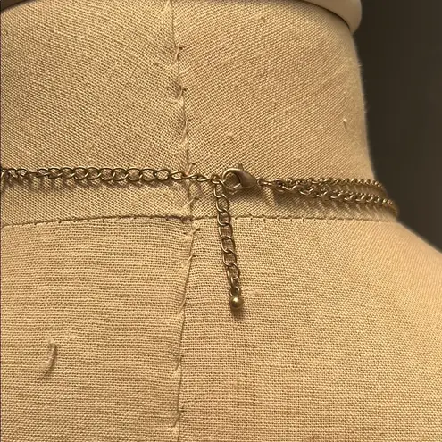 Bohemian Gold Triple Layered Necklace