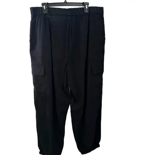 A New Day NWOT  Black Cargo Ankle Jogger Pants Sz 17