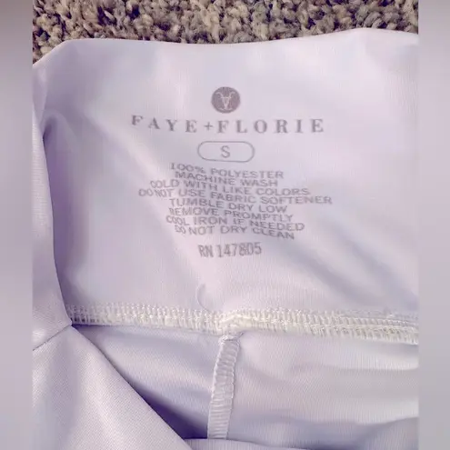 Faye + Florie Women’s Holly Skirt Skort Pastel Stripes Size Small Purple