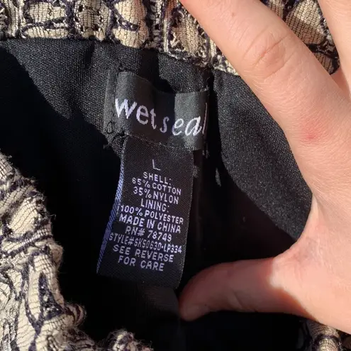 Wet Seal  large lace skirt