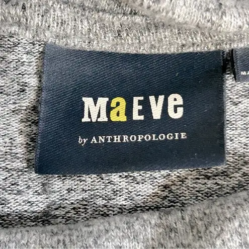 Anthropologie Maeve  Grey Cowl Neck Tunic Oversized Sweater Size M‎