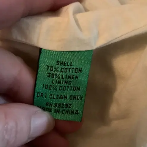 Tibi Textured Linen Cotton Skirt