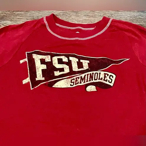 Soffe  Vintage Florida State Seminoles FSU Garnet L/S Shirt - XL - Pennant Design