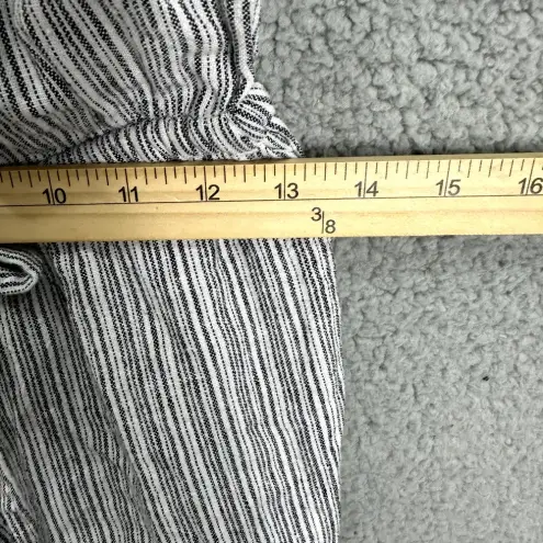 Old Navy  Romper Womens‎ Small Blue Striped Halter Pockets Linen Blend Beach Boho