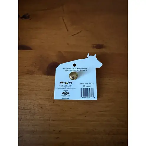 CowParade “Moonet” Lapel Pin/Brooch NWT Colorful Whimsical Punny Cow Art Collect