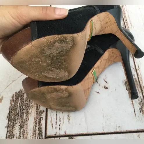 L.A.M.B. KNIT LACE PLATFORM HEEL WOMENS SIZE 7M