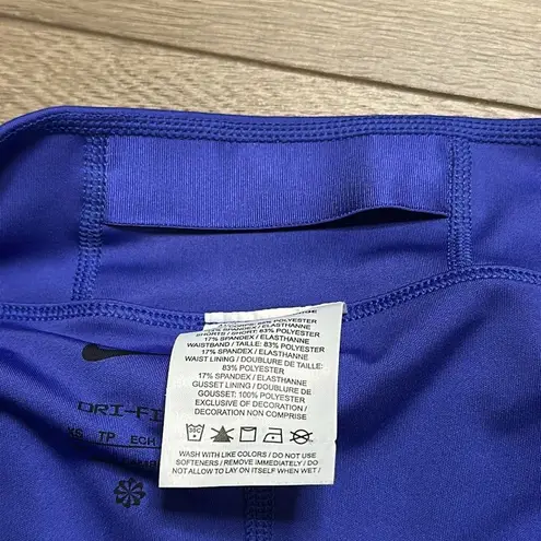 Nike ‎ Dri-Fit Club High Rise Golf Tennis Blue Pocket Skirt Skort Size XS