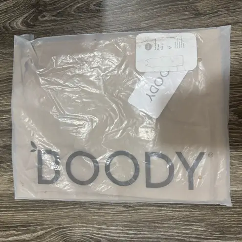 Boody Racerback Dress In Midweight Bamboo Cotton Jersey Fabric Tan Size L