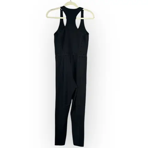 GIGI C Activewear Hunter Jumpsuit Women's Small Black Racerback Sleeveless New