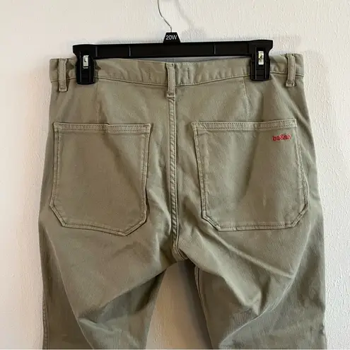 Ba&sh  Pants The Csally Jeans in Kaki Light Army Green Sz US4 Sz 4 GUC