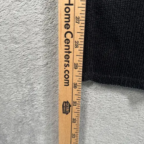 Dylani Knitwear Pants Womens S Black High Waist Wide Leg Pull On Minimalist