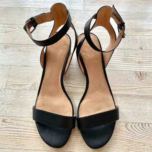 Madewell Alice Block Heel Leather Ankle Strap Sandal Black Size 8.5 44 From Casey