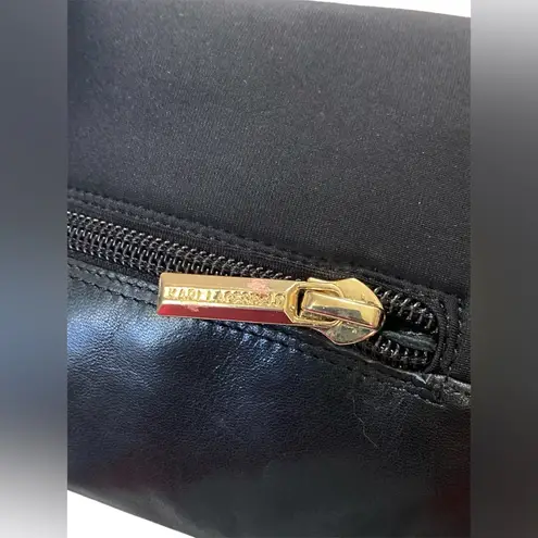 Karl Lagerfeld knee hi Reese lug boot leather sz 6.5