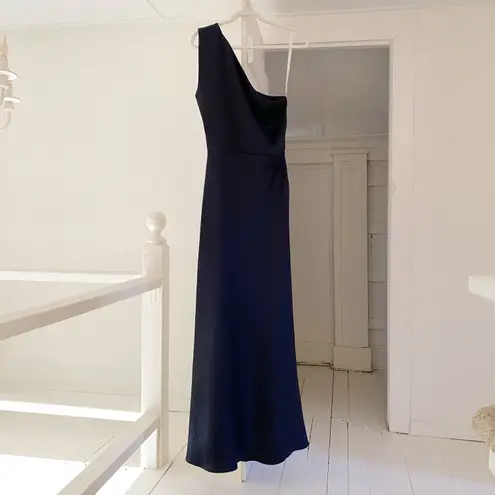 Bec & Bridge The Dreamer Asymmetric One Shoulder Maxi Dress in Ink