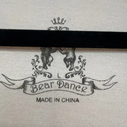 Bear Dance Womens Pink Tank Small Lightweight Relaxed Beachy Coastal Nautical