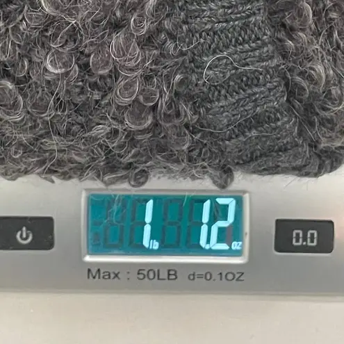 Calvin Klein  Vest XS Gray‎ Knit Sweater Collar Zip Up Sleeveless