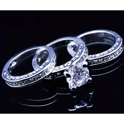 Silver Ring Set Size 6