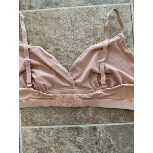 Skims Fits Everybody Triangle Bralette Ochre Size XL Tan