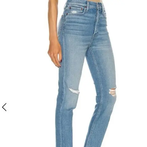 RE/DONE ✨Originals 90s High Rise Ankle Crop in Medium Destroyed 10 Sz. 26 ✨