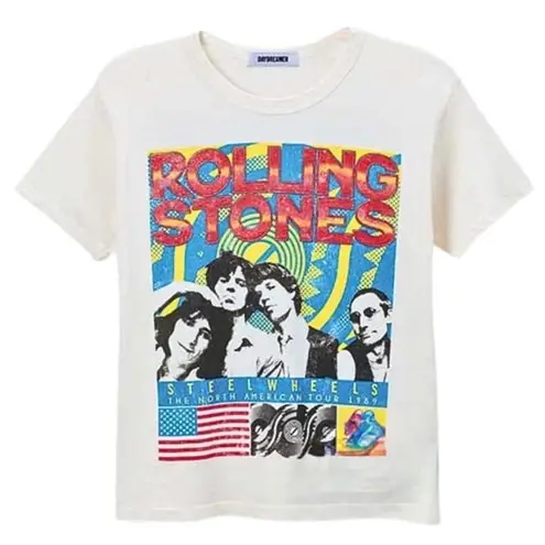 Daydreamer Rolling Stones Steel Wheels US Tour 1989 Tee Size XS New w/o Tag SOO - Image 5