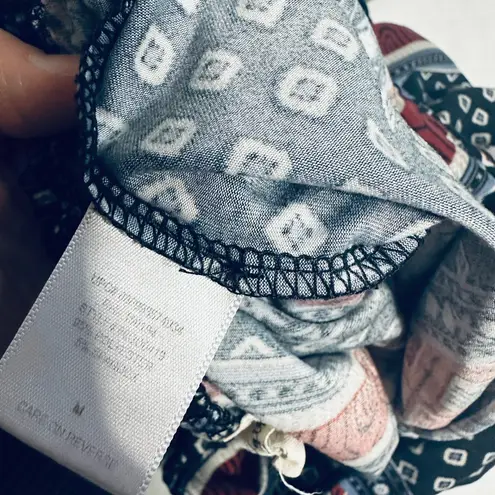 About A Girl Bohemian Printed Flare Wide Leg Soft Pants