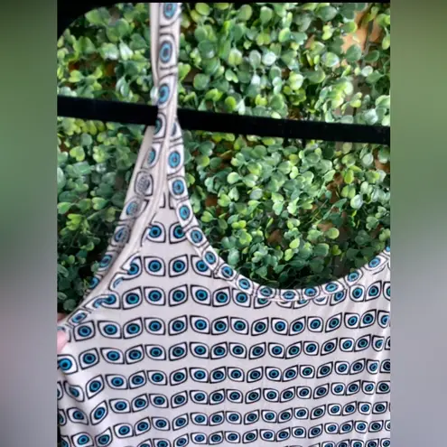Lauren Moshi NWT - Zena Deep Back All Over Evil Eye Tank 🧿