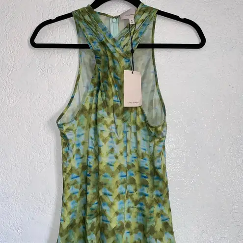 Cinq à Sept Women's Laine Printed Halterneck Top