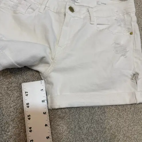 Frame 27 Le Cutoff cuffed distressed jean shorts SH 3013