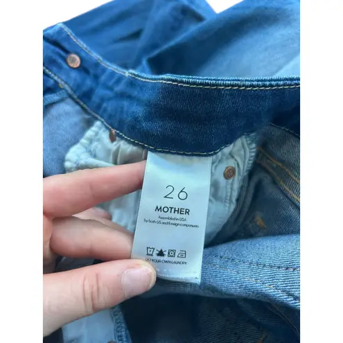 Mother The Looker Skinny Jeans Wicked Games Wash Women's Size 26 Denim Blue