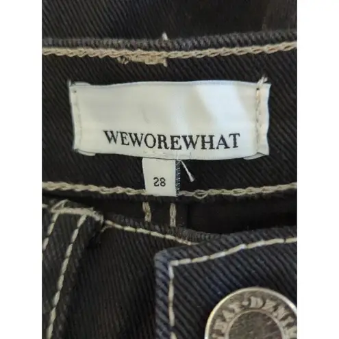 We Wore What Black The Danielle High Waisted Ankle Jeans Skinny Size 28