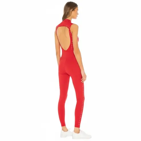 New Gigi C Hunter Jumpsuit Catsuit Red XS